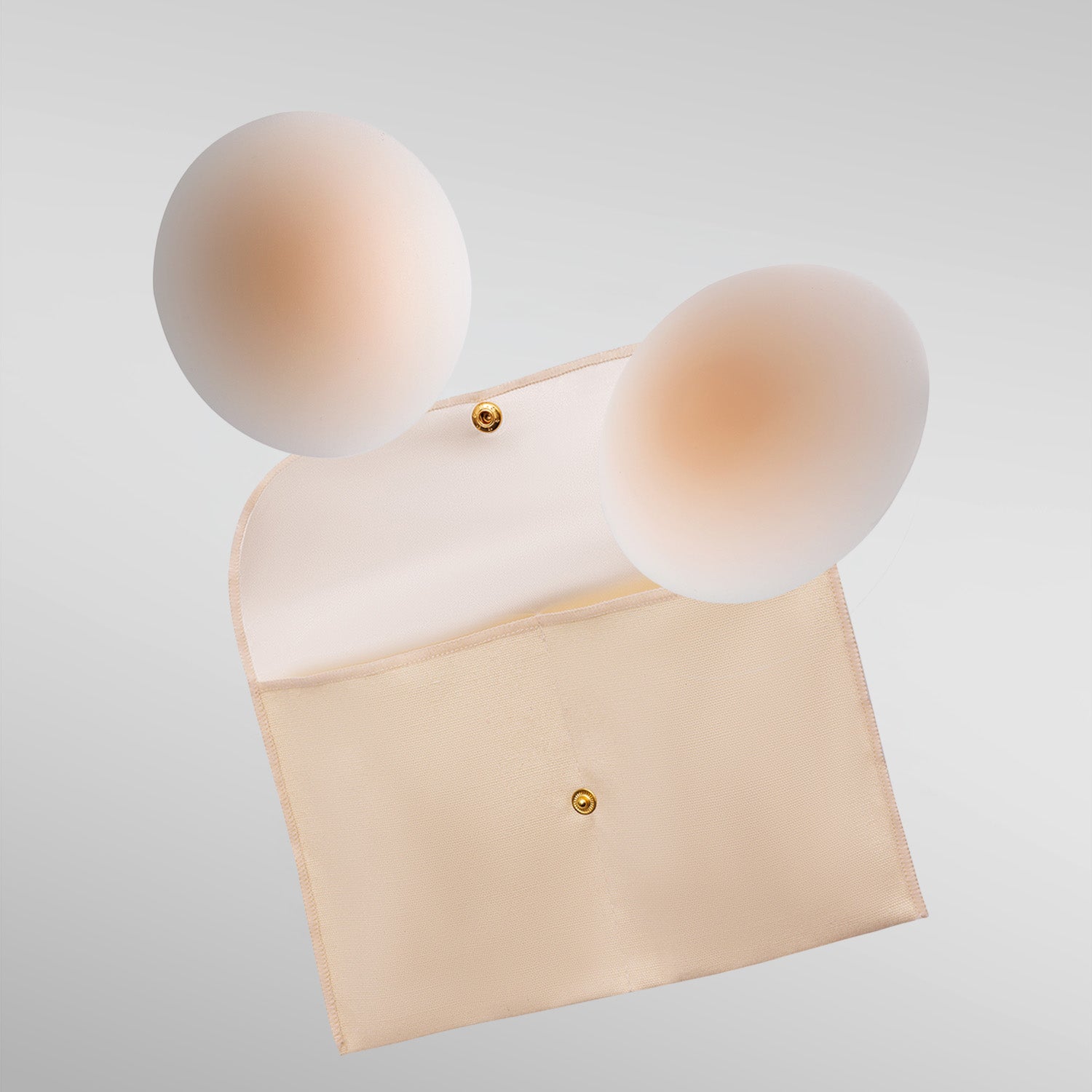 Two Naturelle petals in fair shade with storage pouch